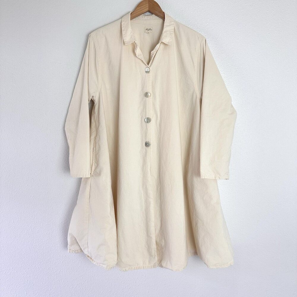 MEGBYDESIGN Meg by Design Ivory Coat Jacket Small S